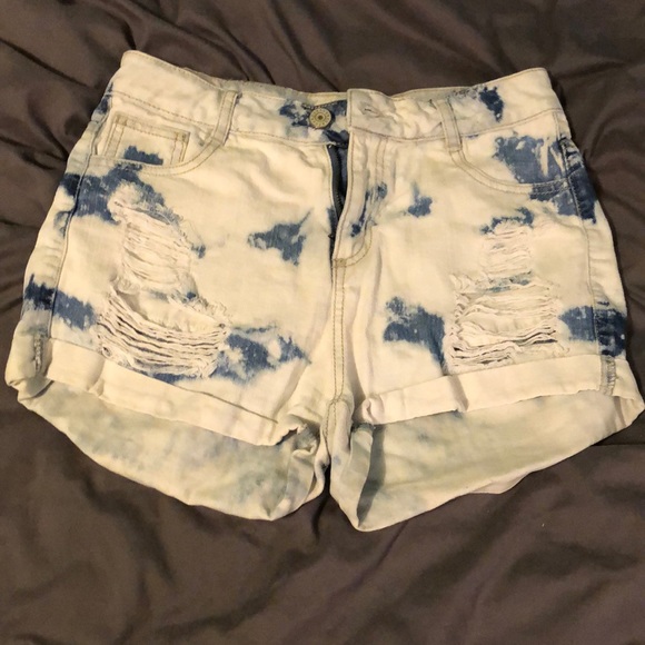 High waisted jean shorts - Picture 1 of 3